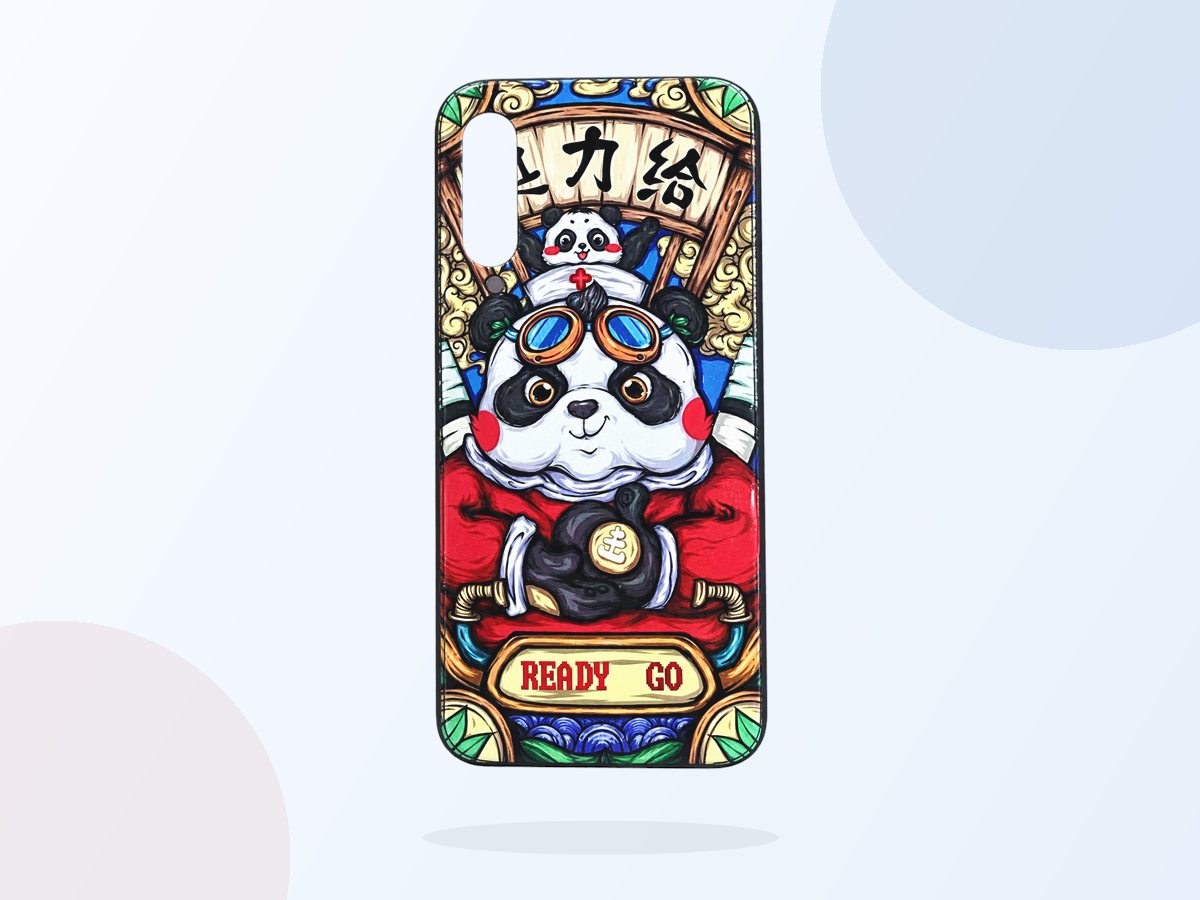 Full view of a colorful illustrated phone-case result